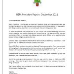 Christmas 2021 President's Report
